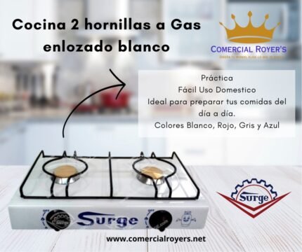 Cocina a gas de 2 hornillas marca Solgas