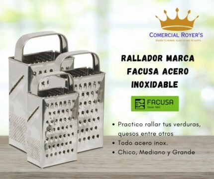 Rayador acero inoxidable marca Facusa