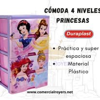 Comoda modelo Princesas 4 niveles